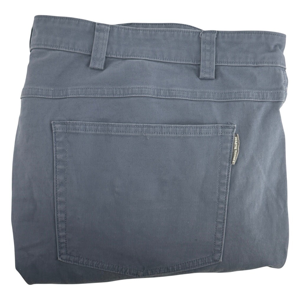 Duluth Trading Co Flex Ballroom Khakis Mens 46x30 Blue Gray Relaxed‎ Fit Pants
